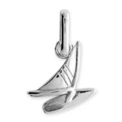 Pendentif Planche à Voile - Or Blanc 9ct