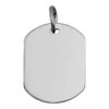 Pendentif Plaque Tonneau - Argent Massif -Mikado Soldes Magasin pendentif plaque 316021 product
