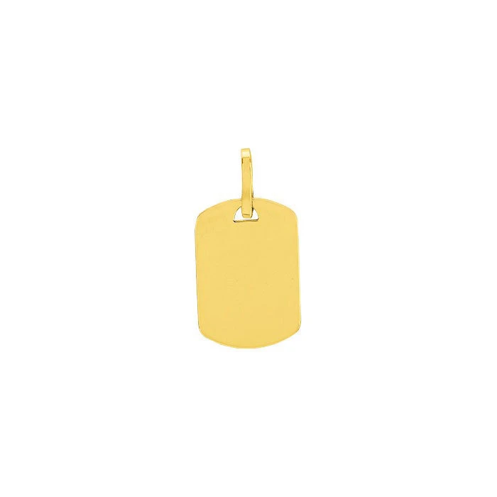 Pendentif Plaque Tonneau - Or Jaune 9ct 4 Pendentif Plaque Tonneau - Or Jaune 9ct – Image 2