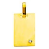 Pendentif Plaque - Diamant & Or Jaune Et Or Blanc 18ct -Mikado Soldes Magasin pendentif plaque diamant R2B product