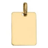 Pendentif Plaque Rectangle - Or Jaune 18ct -Mikado Soldes Magasin pendentif plaque or 598500 product