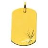 Pendentif Plaque Tonneau étoilée - Or Jaune 18ct 1 Pendentif Plaque Tonneau étoilée - Or Jaune 18ct -Mikado Soldes Magasin pendentif plaque tonneau etoile product