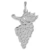 Pendentif Raisin - Or Blanc 9ct 1 Pendentif Raisin - Or Blanc 9ct -Mikado Soldes Magasin pendentif raisin or P1939G product 1