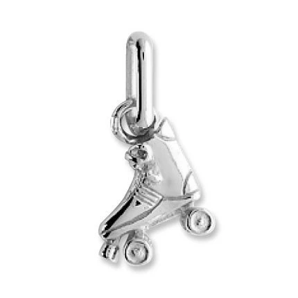 Pendentif Roller - Or Blanc 9ct 3 Pendentif Roller - Or Blanc 9ct
