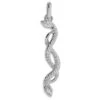Pendentif Serpent - Or Blanc 18ct -Mikado Soldes Magasin pendentif serpent or P1818G product 1
