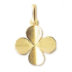 Pendentif Trèfle 4 Feuilles - Or Jaune 18ct
