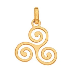 Pendentif Triskel - Or Jaune 18ct