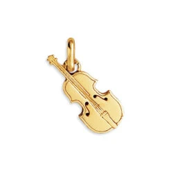 Pendentif Violon - Or Jaune 9ct -Mikado Soldes Magasin pendentif violon P1455 2 product