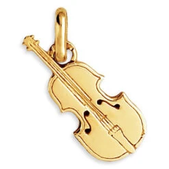 Pendentif Violon - Or Jaune 18ct