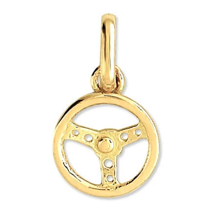 Pendentif Volant Voiture - Or Jaune 9ct 3 Pendentif Volant Voiture - Or Jaune 9ct