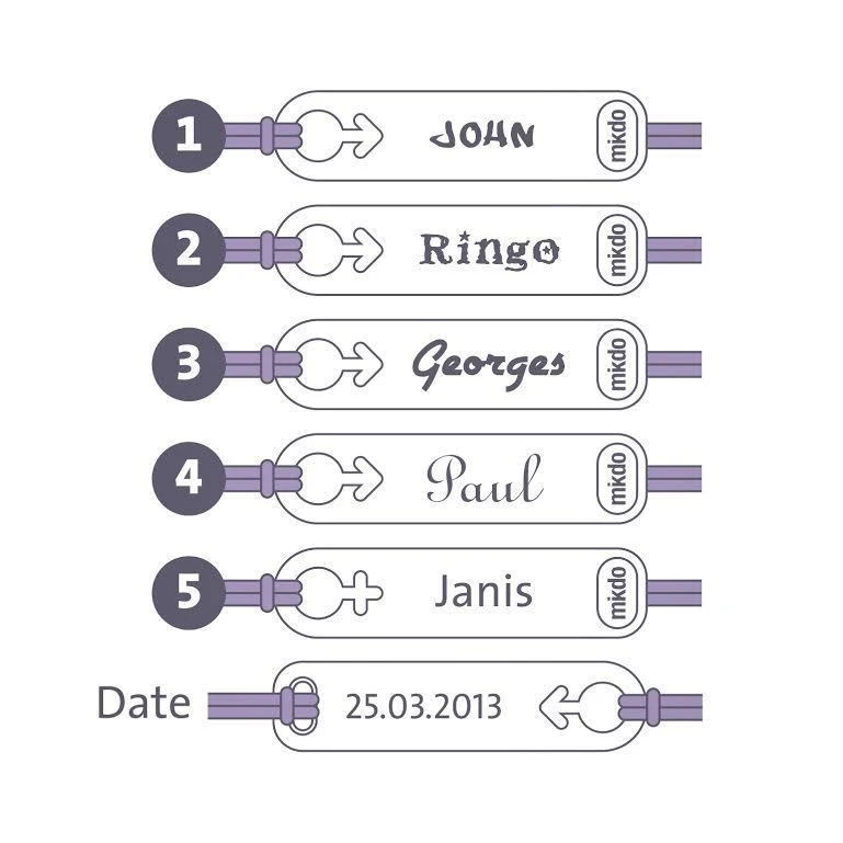 Mikado Bracelet "I Am A Girl" - Or Rose 18ct 5 Mikado Bracelet "I Am A Girl" - Or Rose 18ct – Image 3